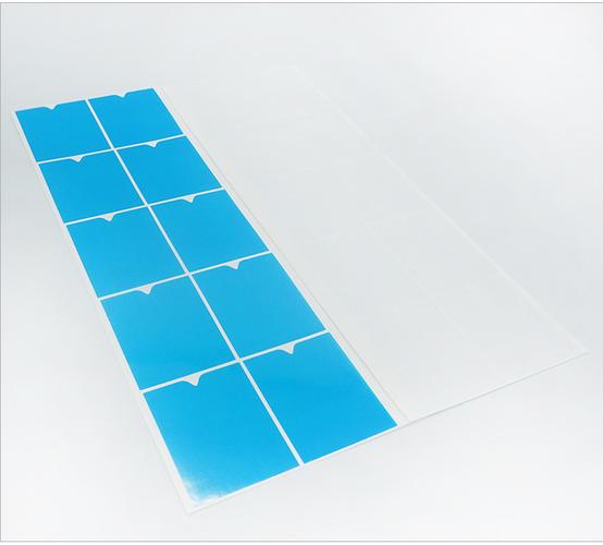 厂家定制无基材玻纤导热双面胶 led面板专用散热蓝膜双面胶可批发